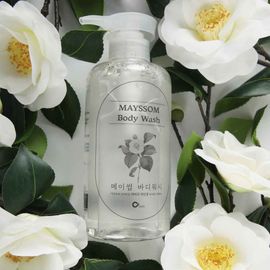 [Aura] Camellia Flower Extract Non-Irritating Newborn Kids Skin Natural Natural Sampu & Bath Mayssom Body Wash 500ml_Ecocert, EWG Green Grade, Baby Wash_Made in Korea